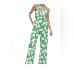 Diane von Furstenberg Women's Halter Jumpsuit.